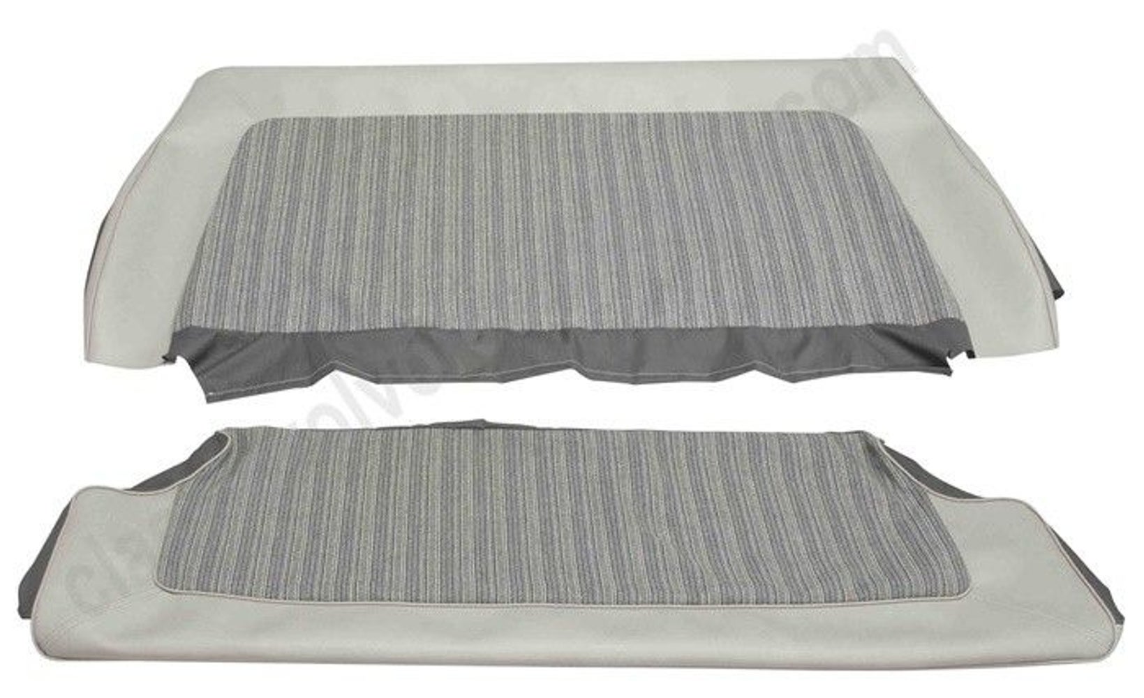 Klädsel baksäte grå