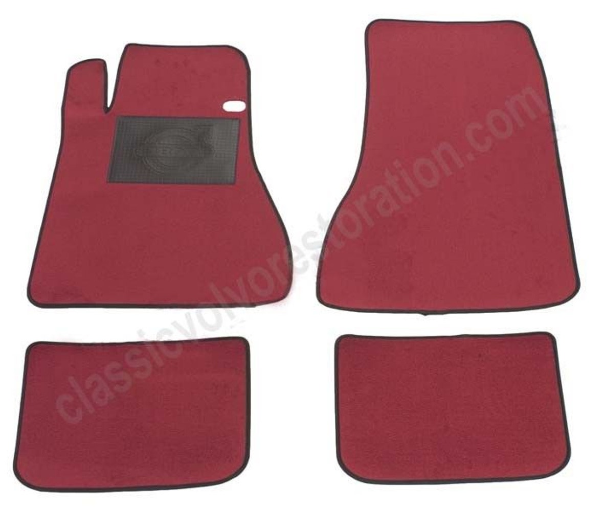 Mattsats tillbehör röd textil