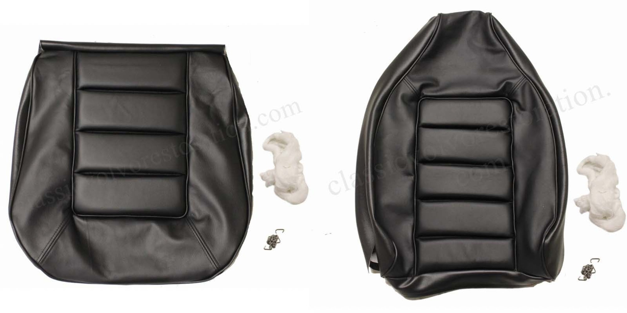 Klädsel framsäte 1800 E/ES svart