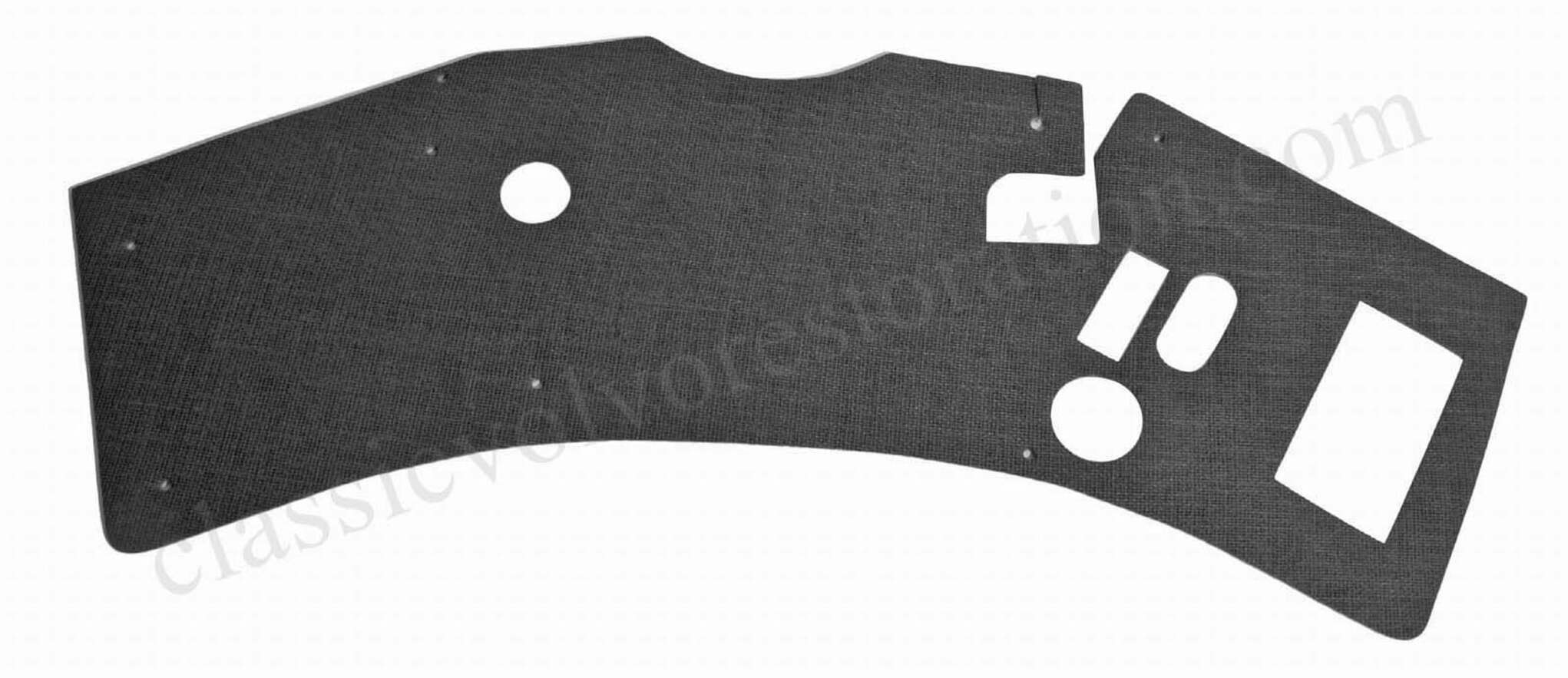 Matta Torped Volvo PV 544/210 1965- svart