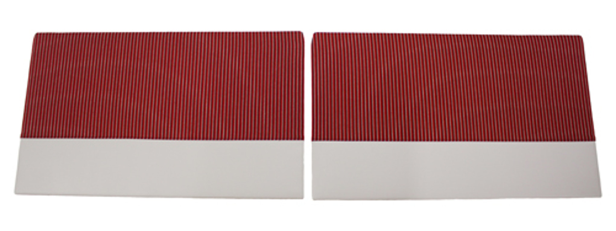 Dörrpaneler röd/grå