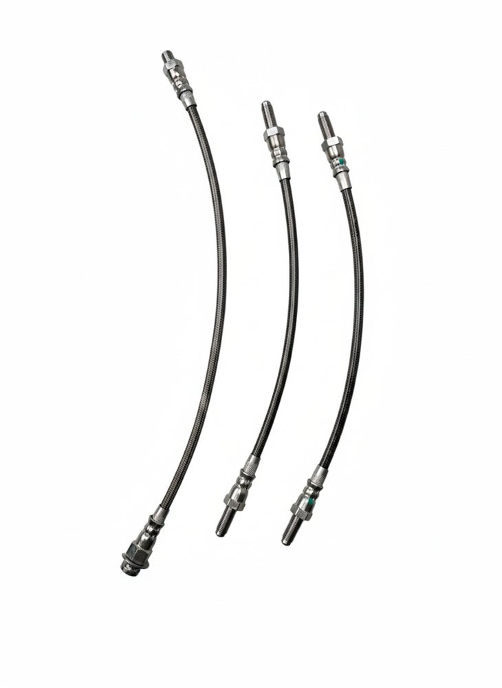 Bromsslangssats B18 metallomspunna