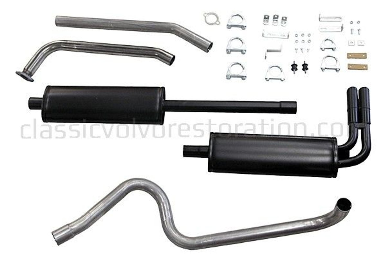 Avgassystem 2" sport B18 1/2-1966