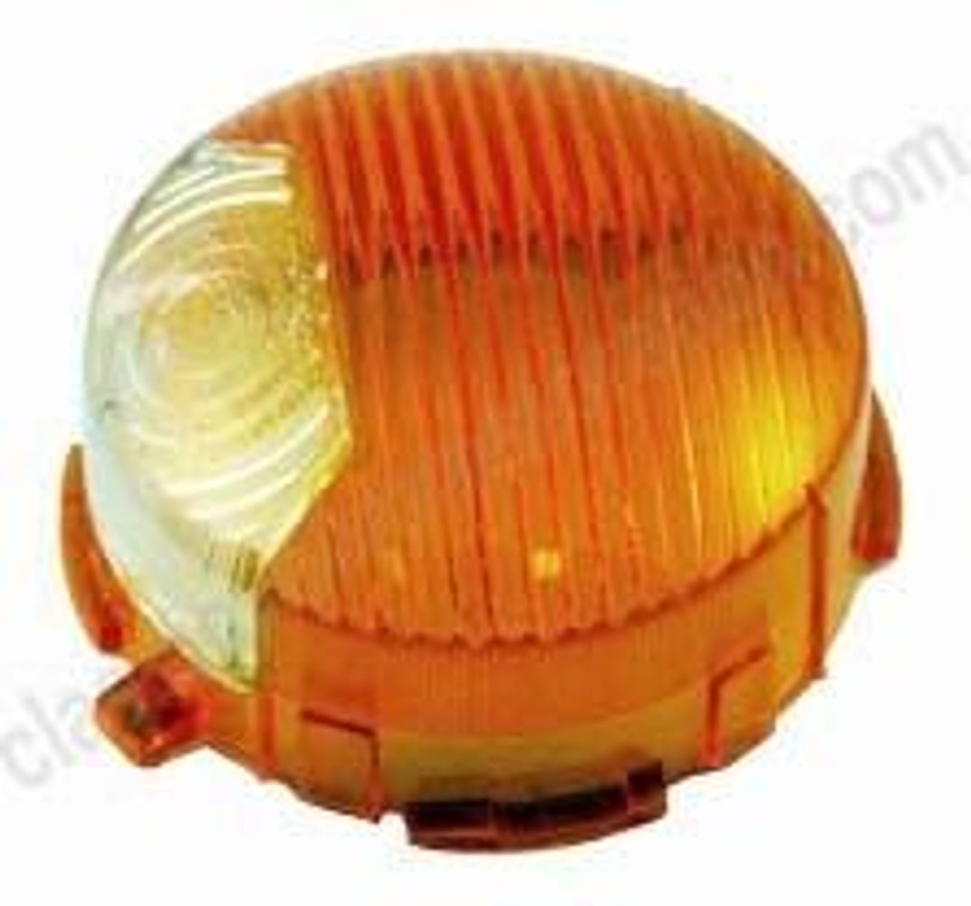 Blinkersglas orange/vit