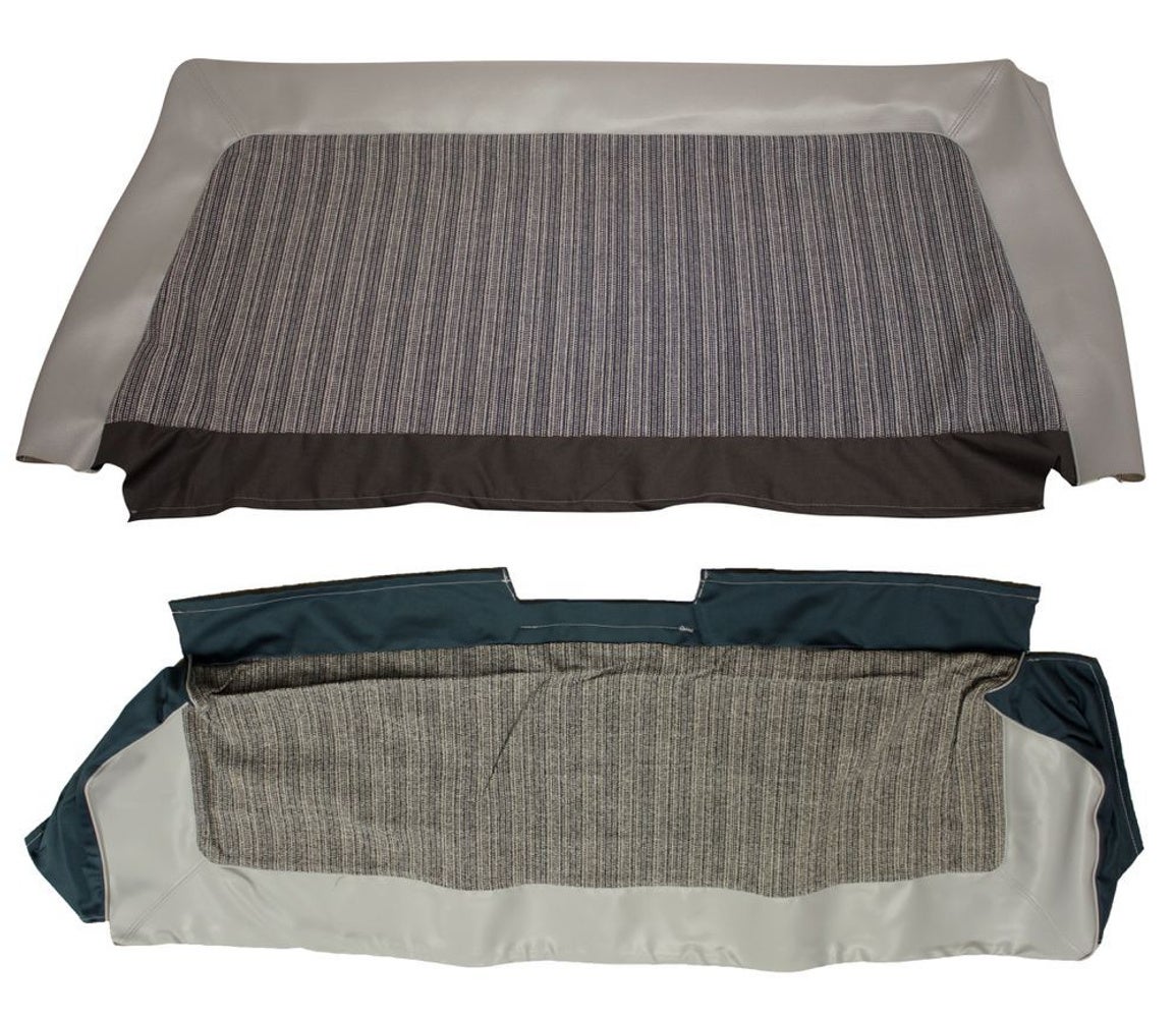 Klädsel baksäte grå