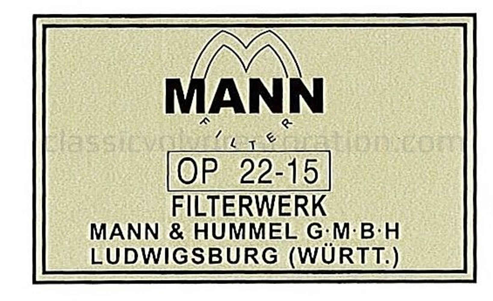 Dekal oljefilter Volvo B4B