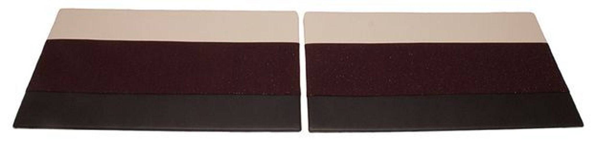 Dörrpaneler svart/beige/röd