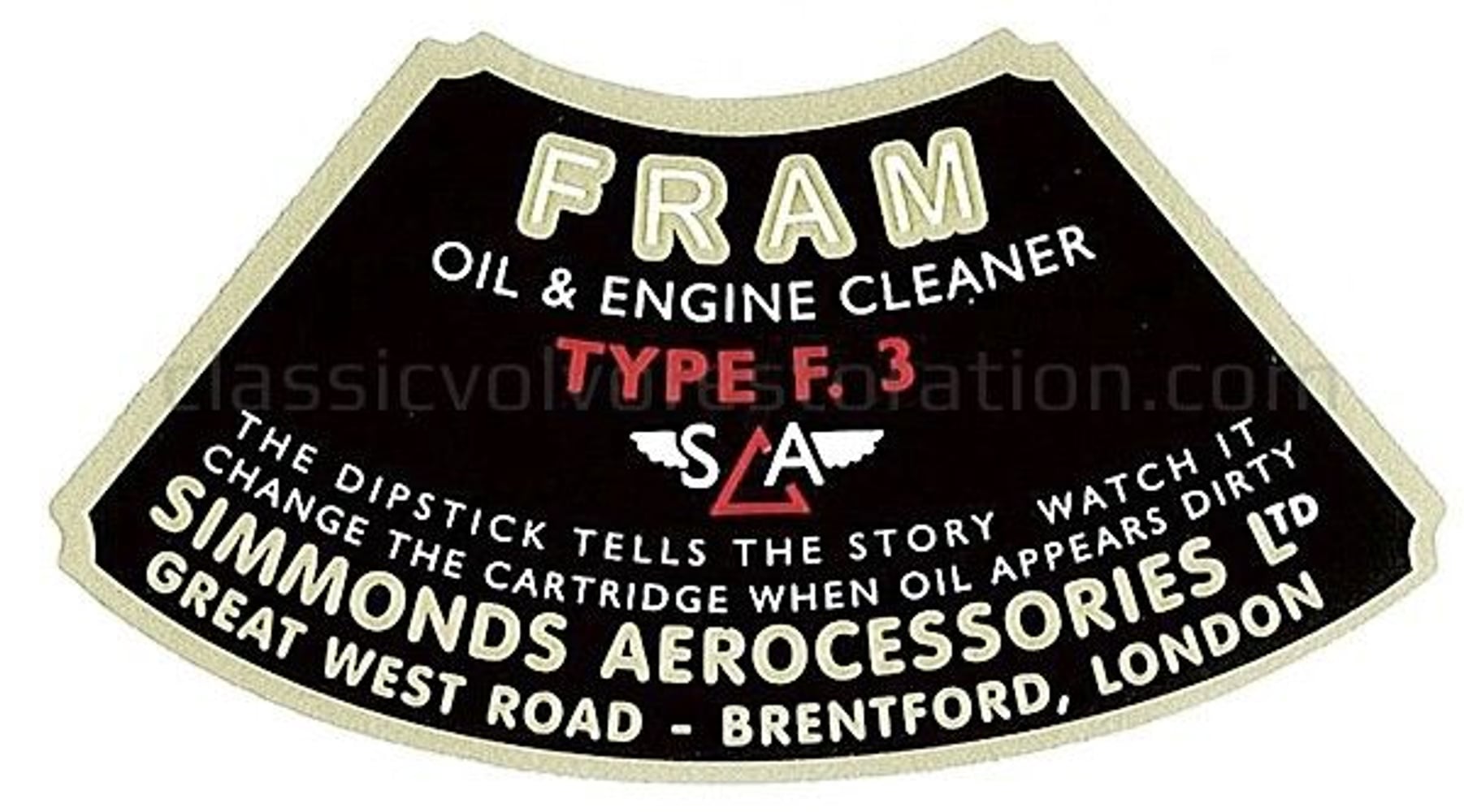 Dekal oljefilter B4B fram