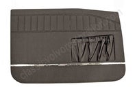 Dörrpanel svart fram