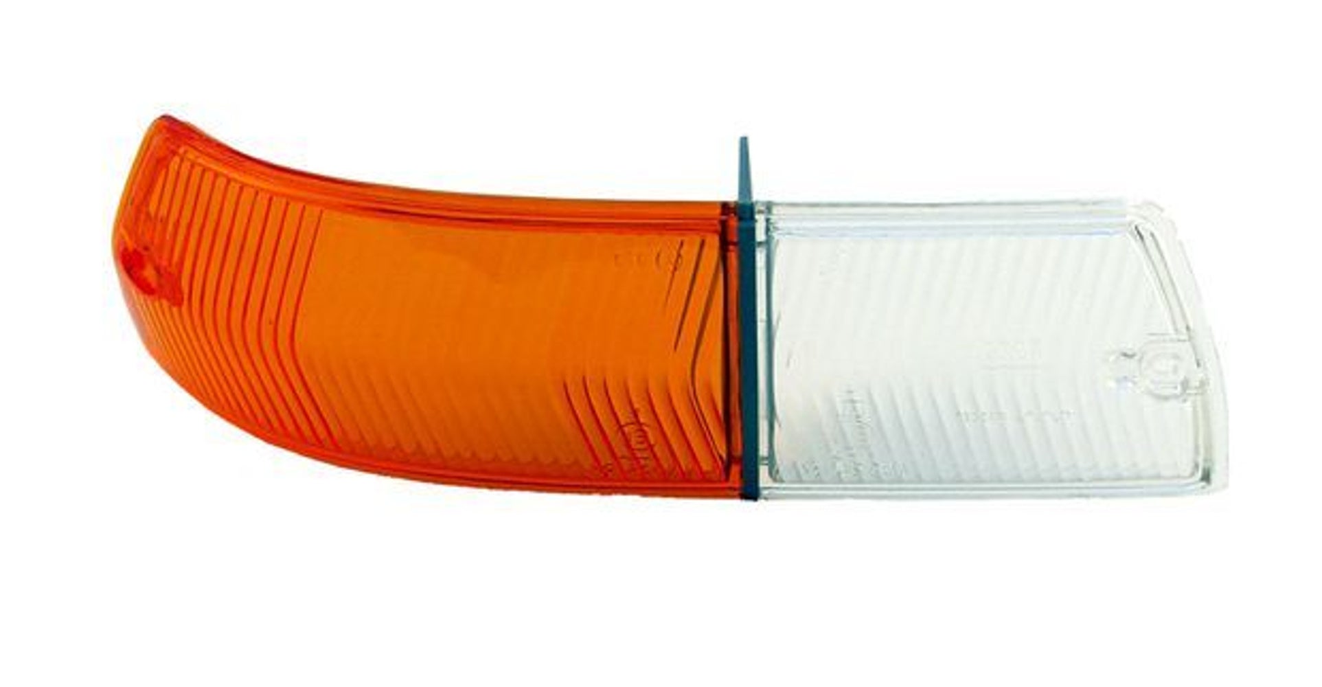 Blinkersglas gul/vit höger