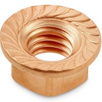 Mutter grenrör UNC 3/8-16x5/16" (7,5 mm) koppar