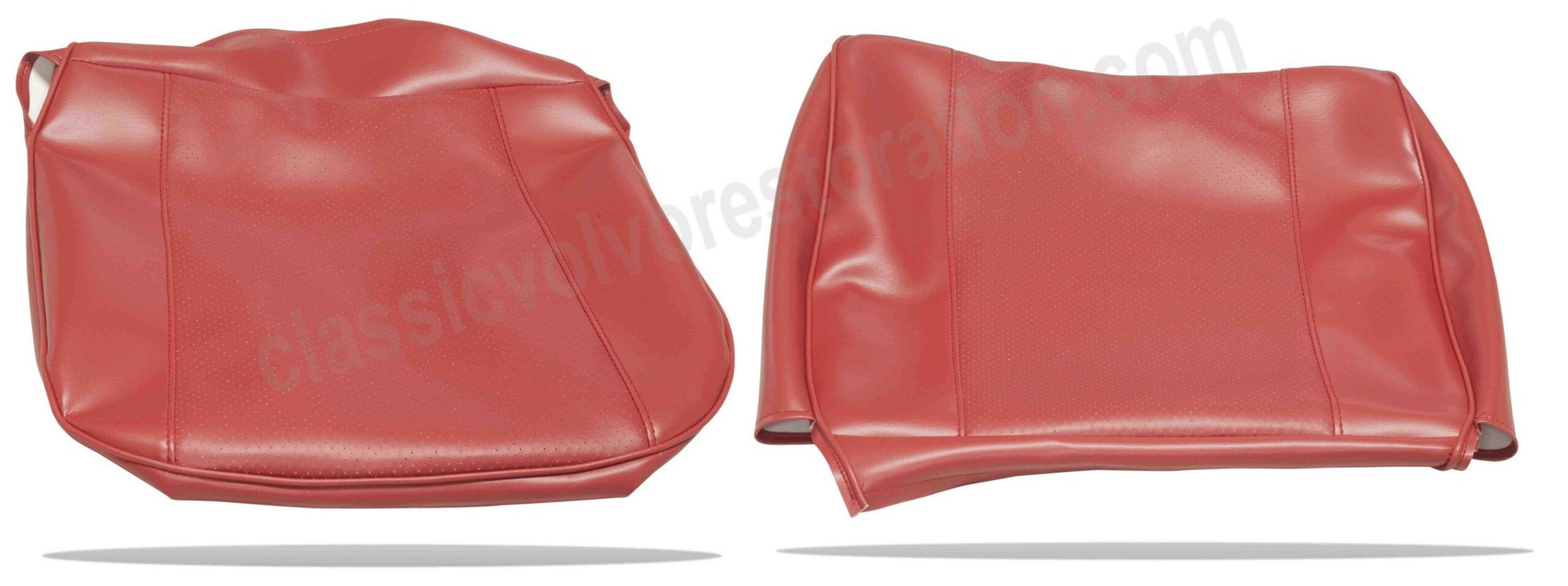 Klädsel framsäte US röd