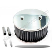 Luftfilter B18 SU 2-bult High-Performance Rostfri Hög