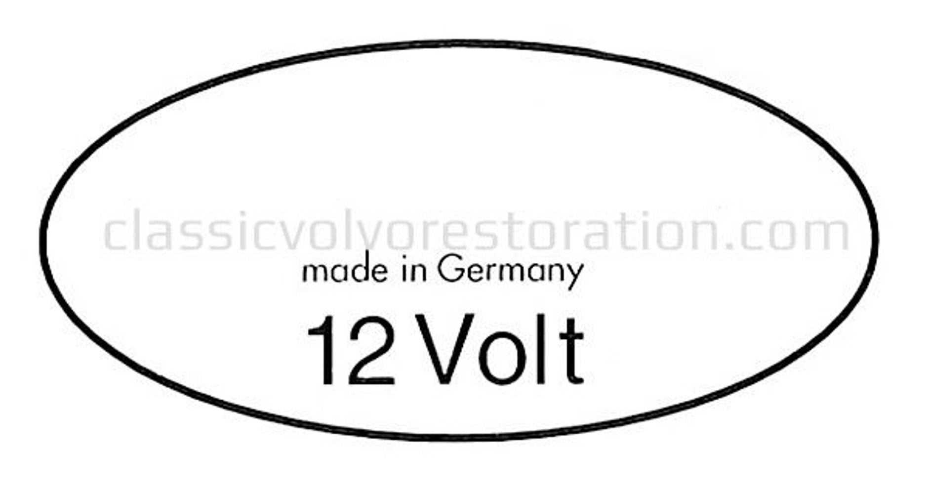 Décalque bobine allumage 12V