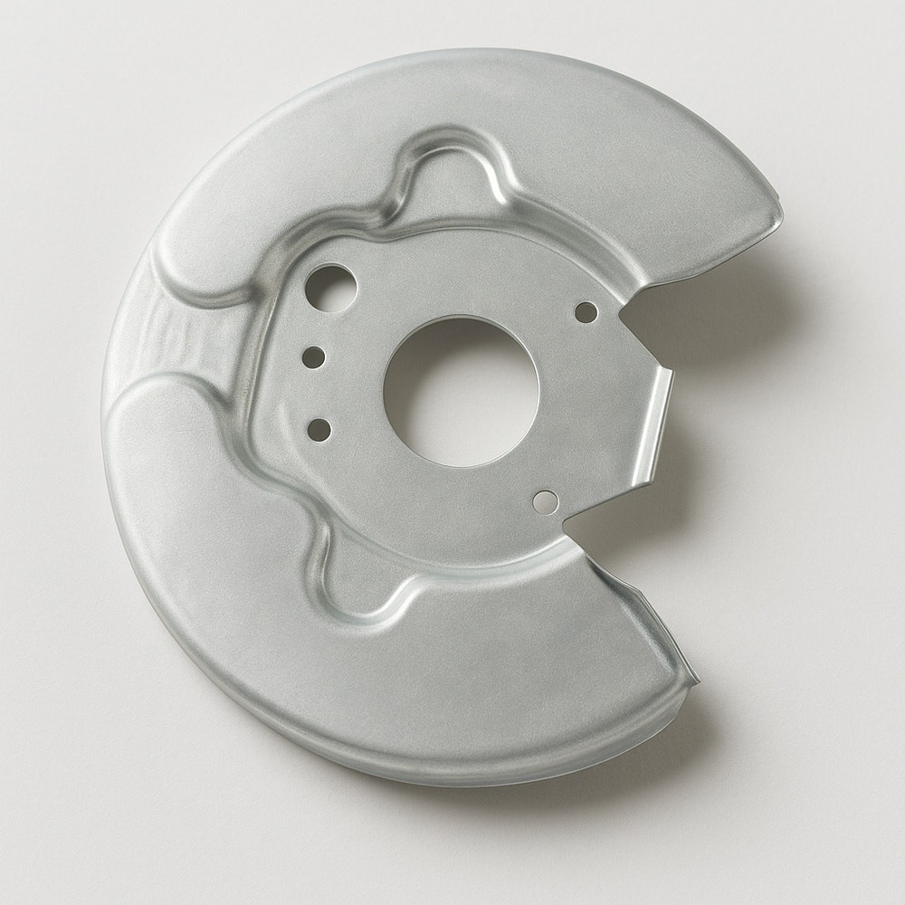 Bromssköld höger fram m/ABS