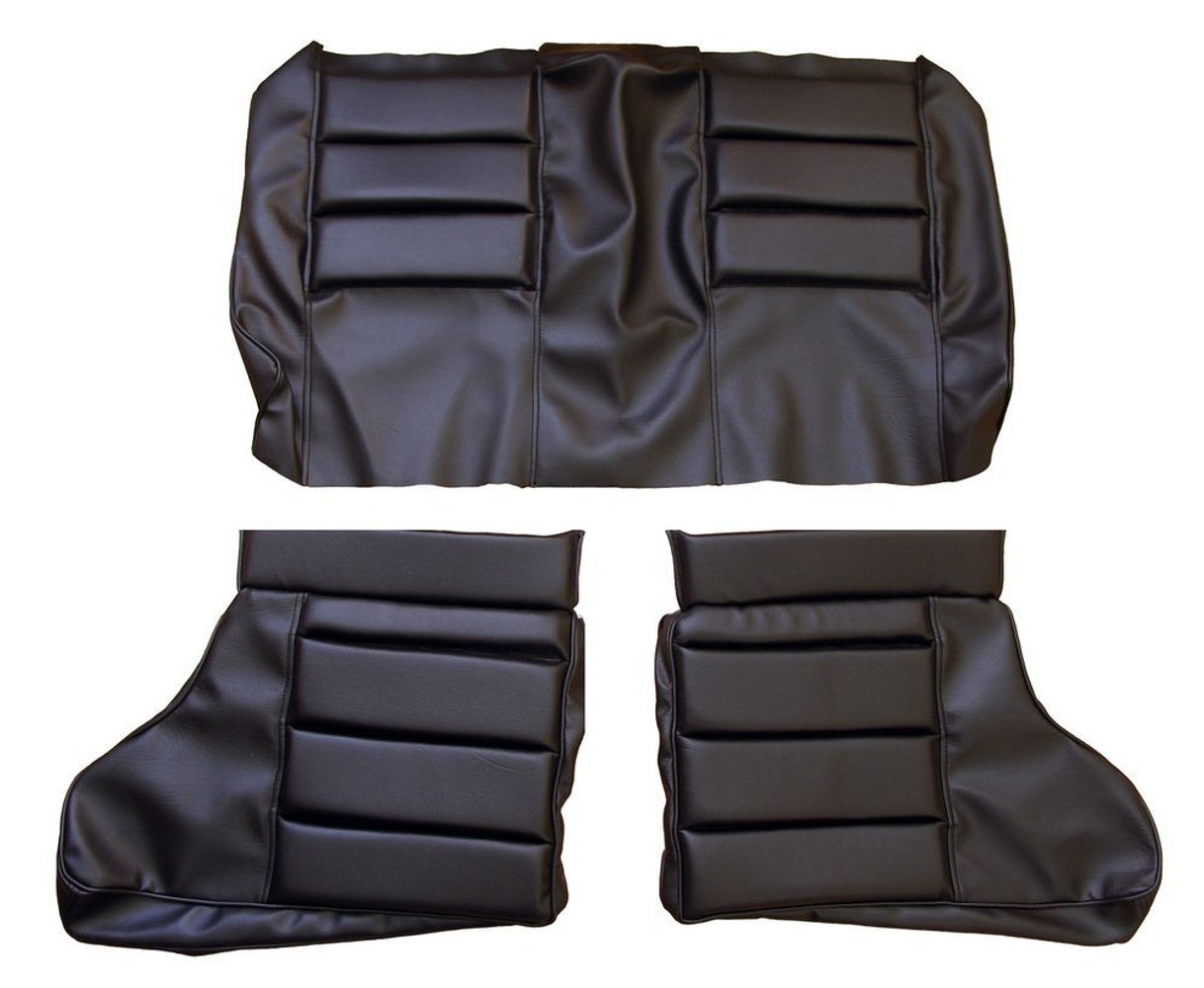 Klädsel baksäte svart