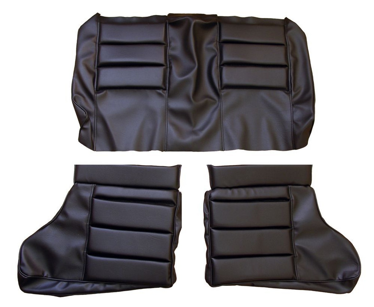 Klädsel baksäte svart