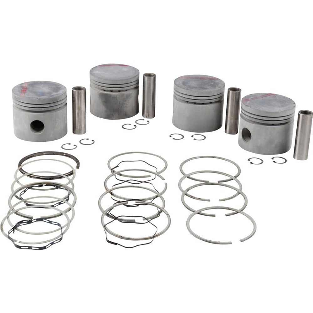 Kolvsats (4 st) med ringar B18 0,020"