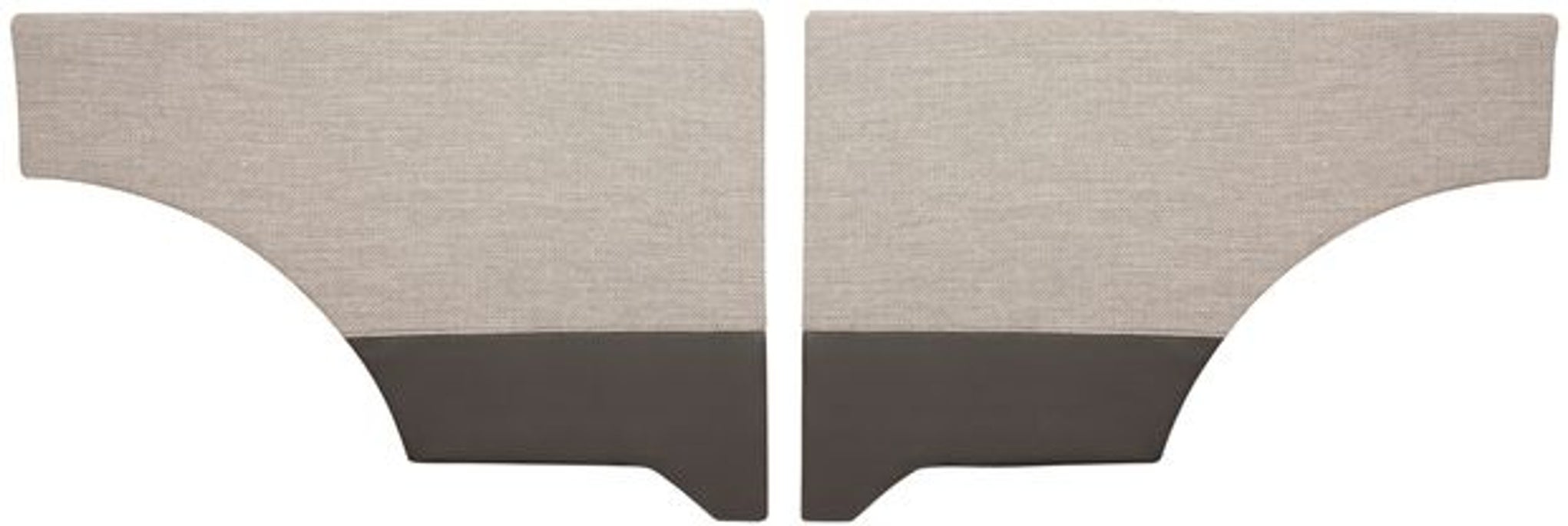 Paneler Bakre sida grå/svart