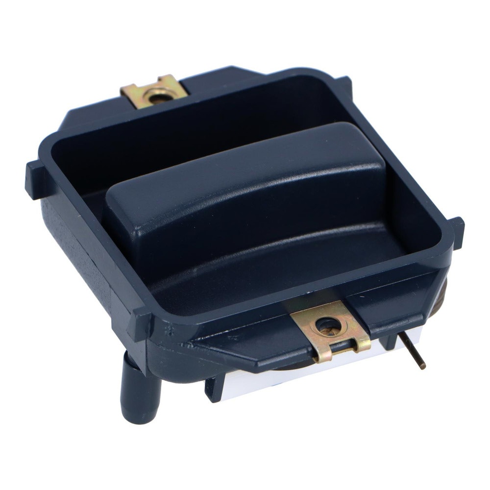 Lås baksäte vänster blå