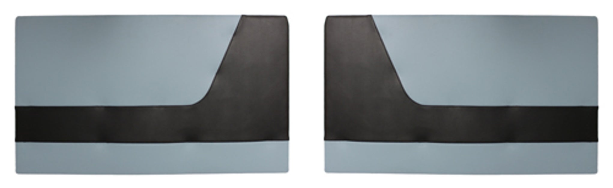 Panneau de porte US bleu/noir