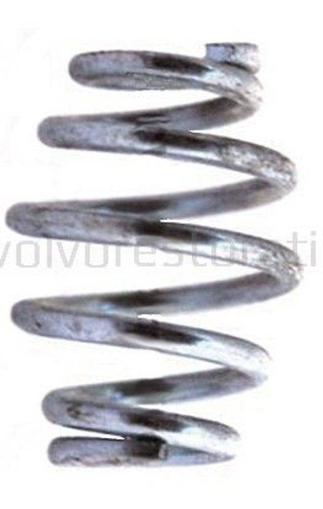 Fjäder under stoppskruv