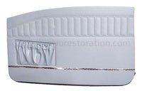 Panneau de porte bleu