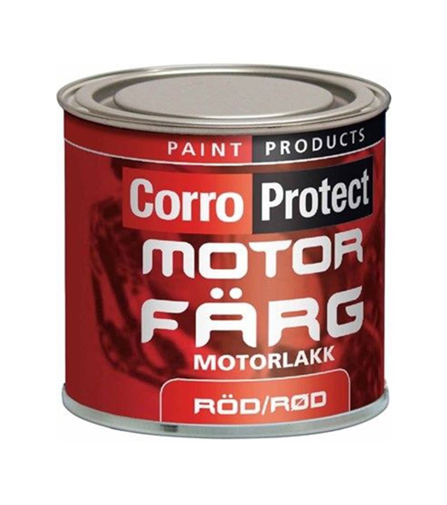 Motorfärg röd 250 ml lacknaftabaserad