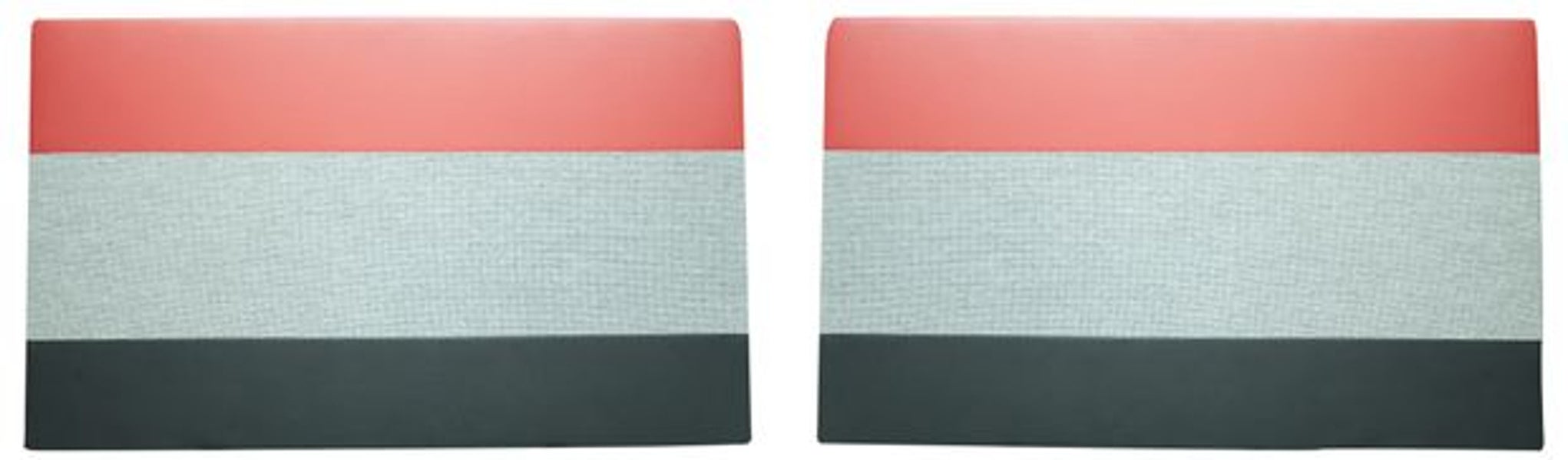 Dörrpaneler röd/svart