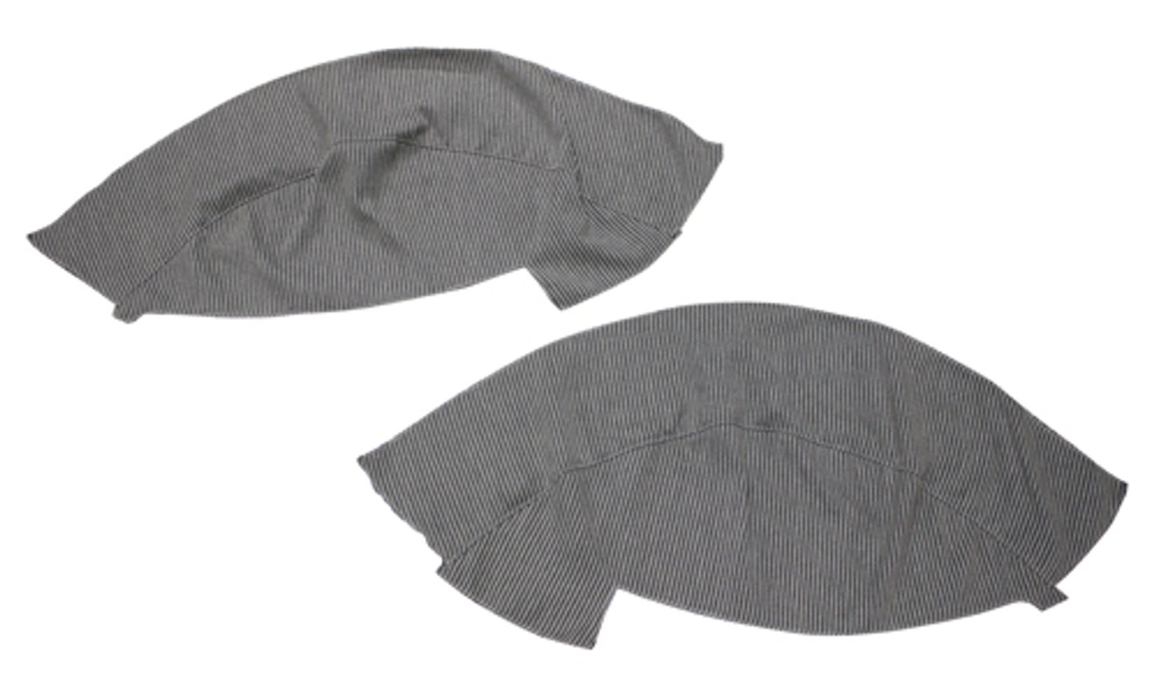 Garniture passage de roue gris rayé