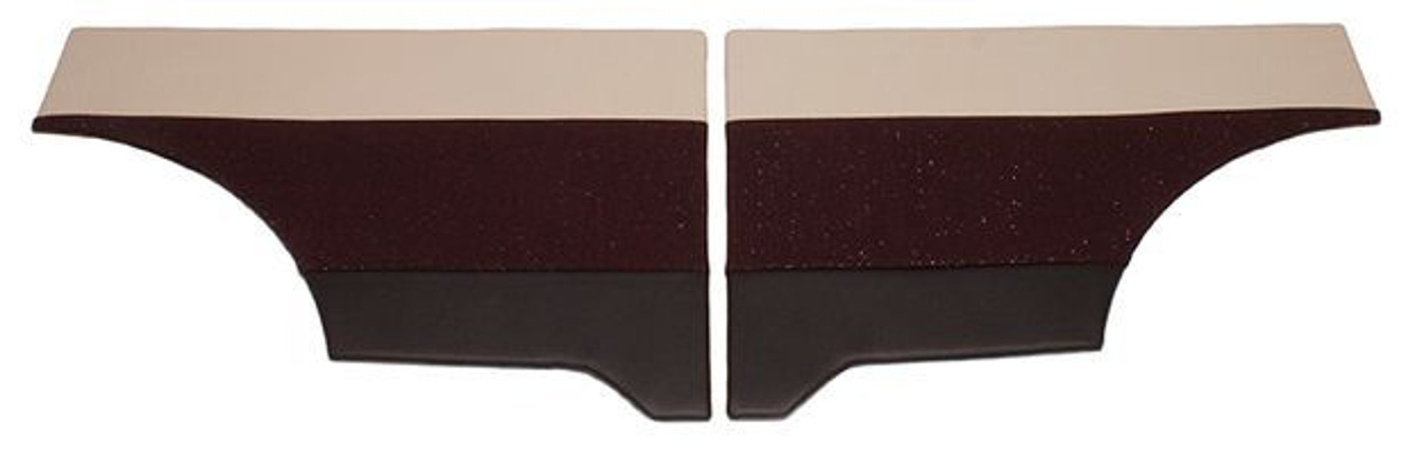 Paneler Bakre sida Röd/beige/svart