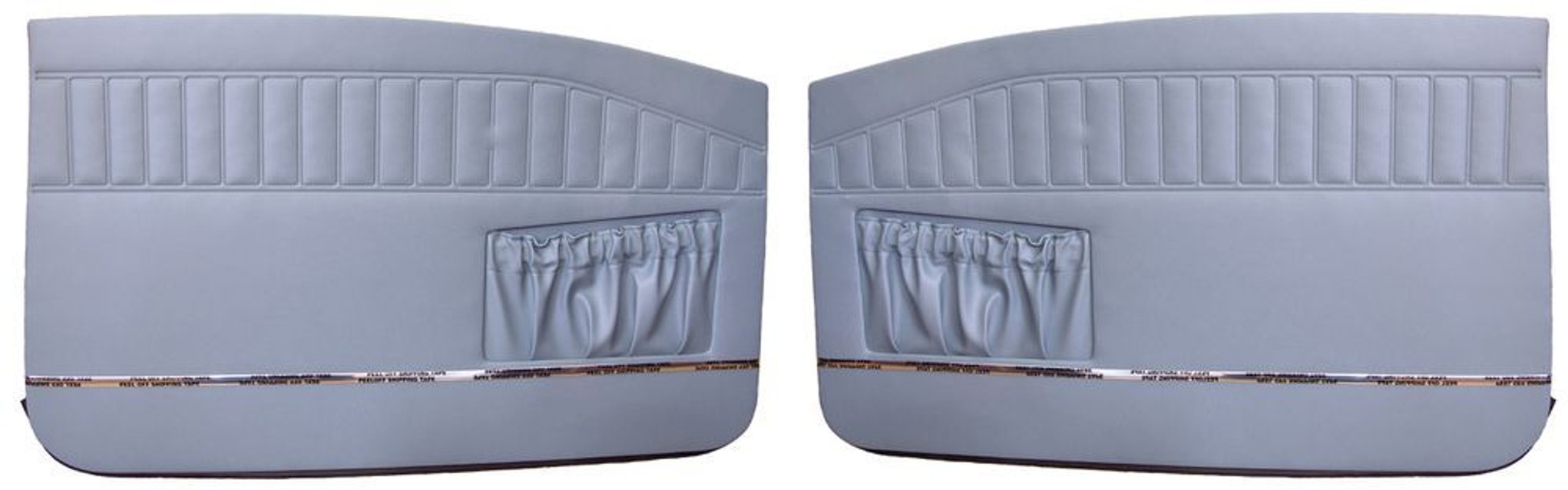 Panneau de porte bleu