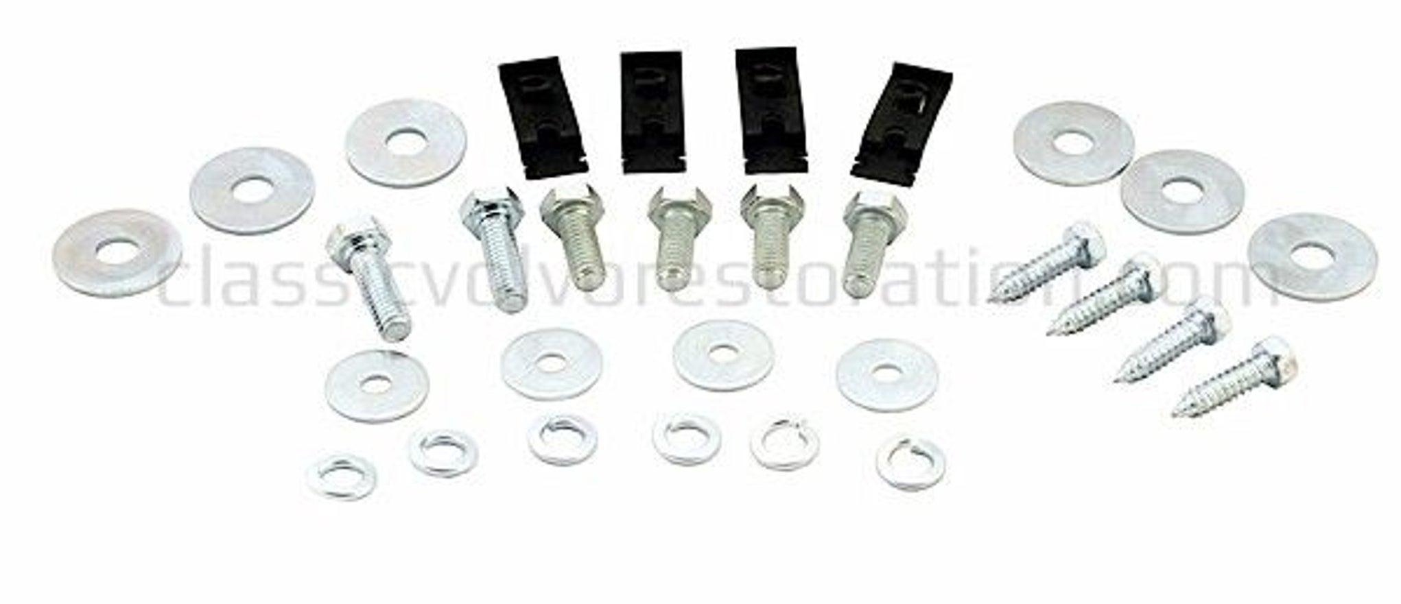 Monteringssats bakskärm