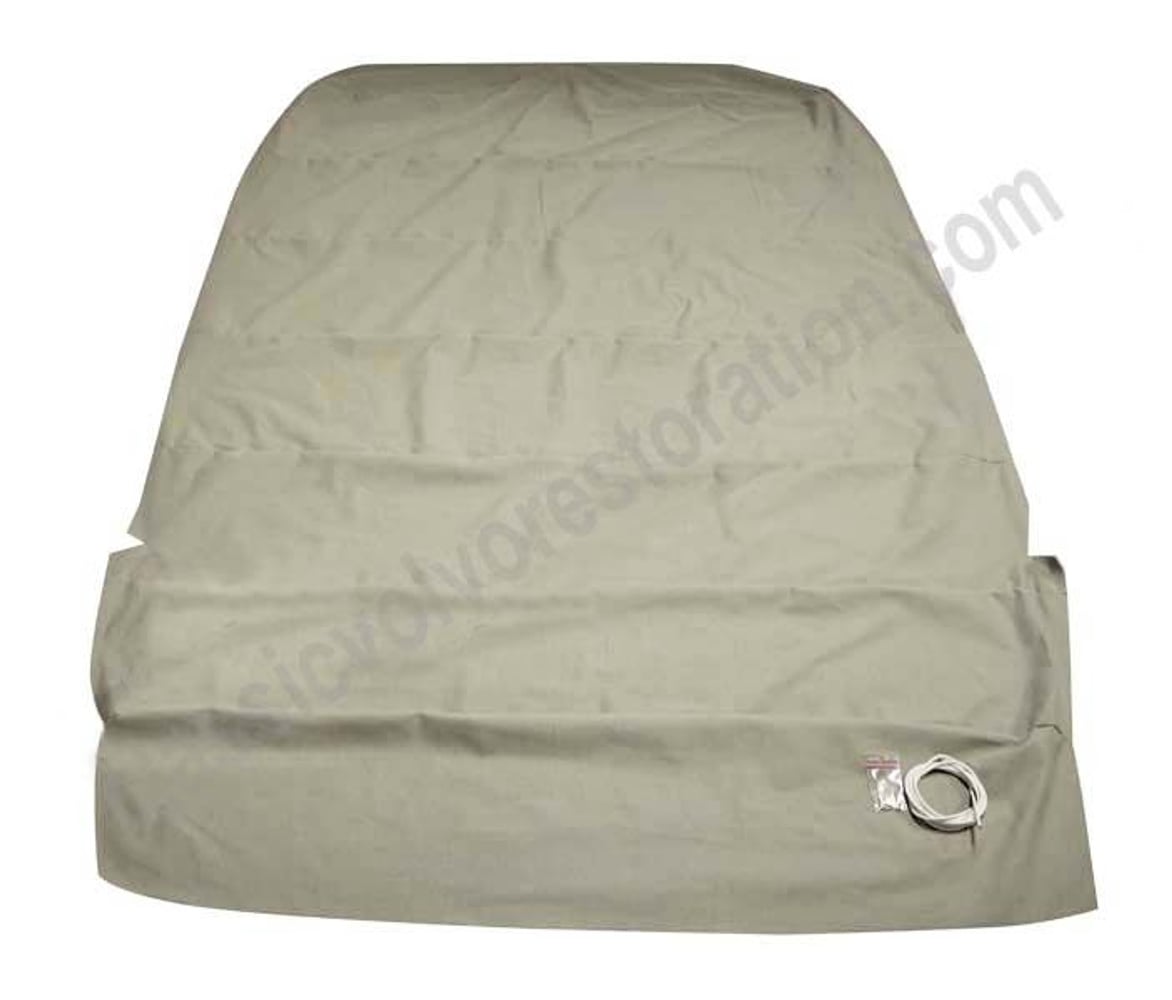 Innertak skåpbil flossat grått tyg