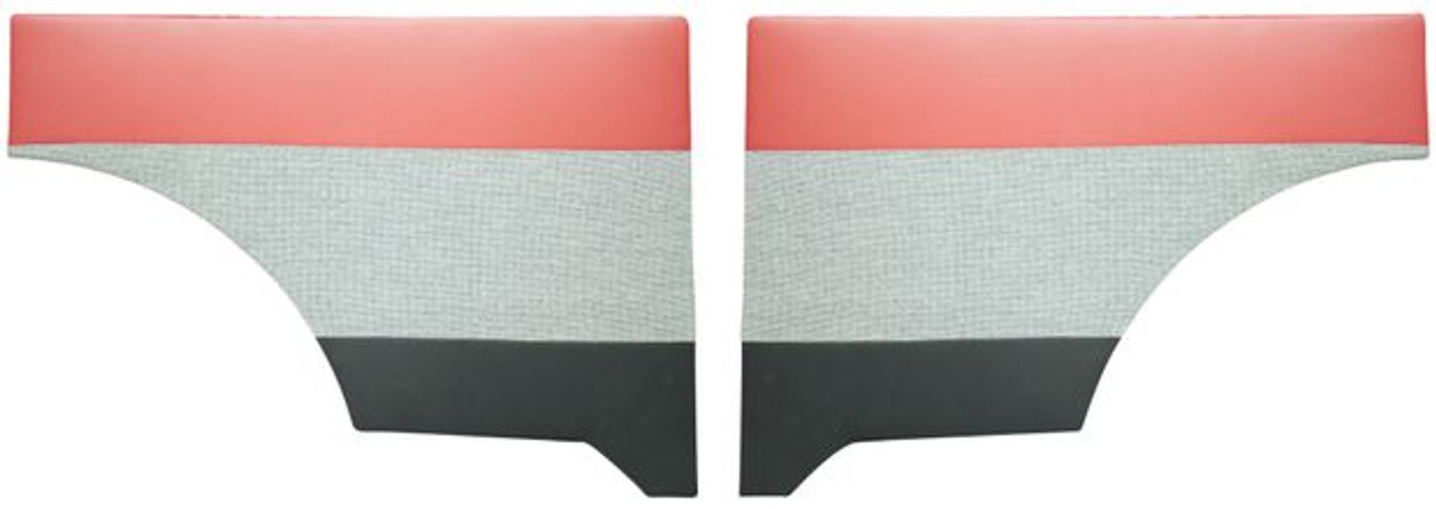 Paneler Bakre sida röd/svart