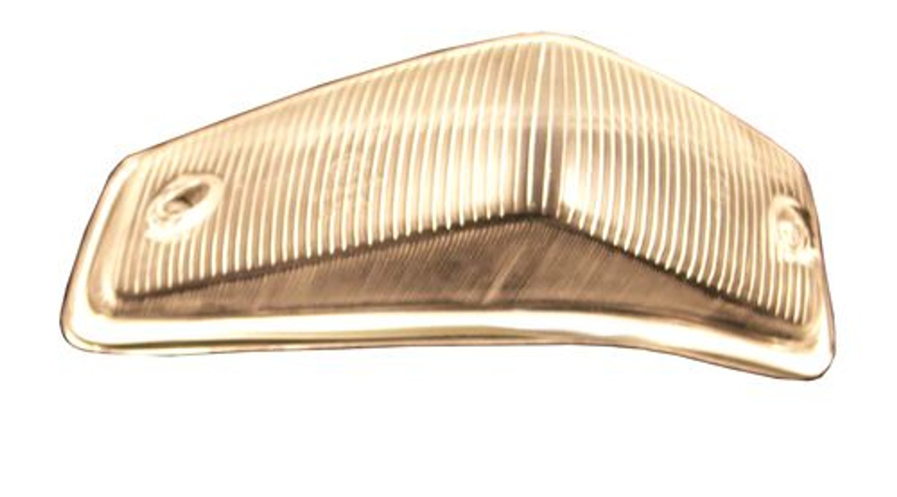 Blinkersglas vänster vit m/sarg