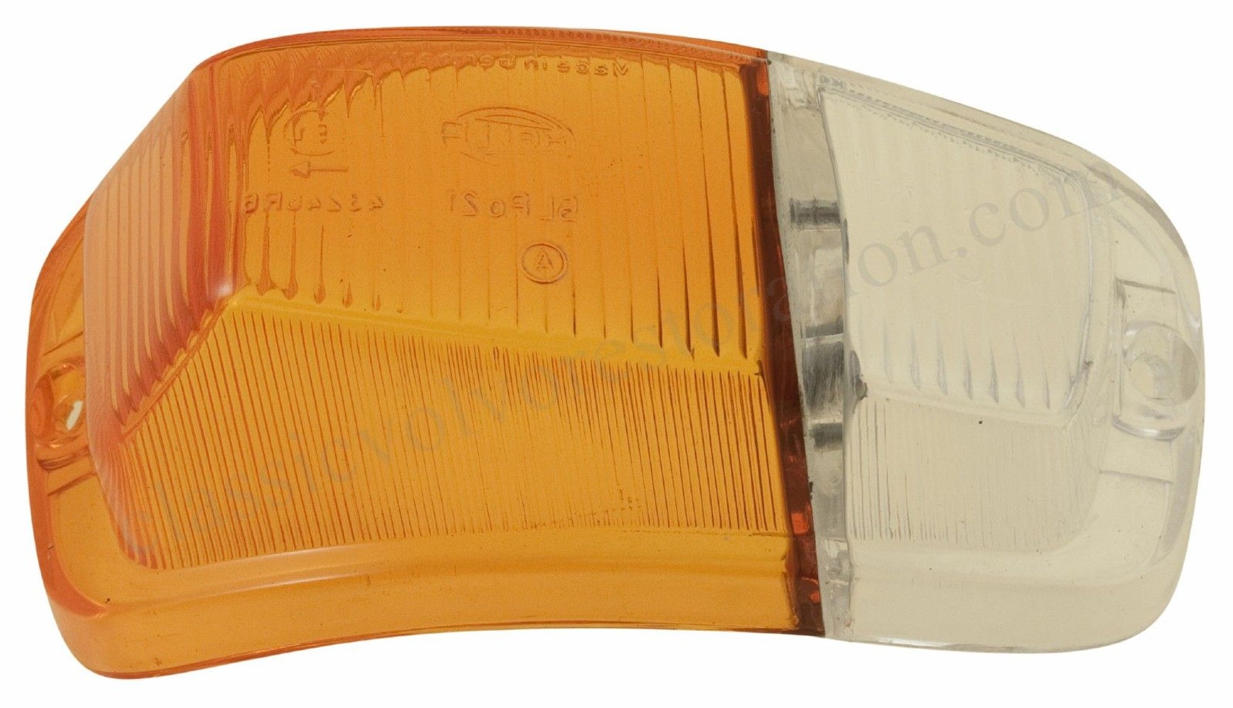 Blinkersglas gul/vit höger