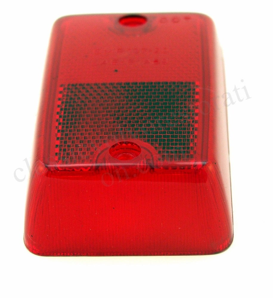 Glas sidomarkering röd