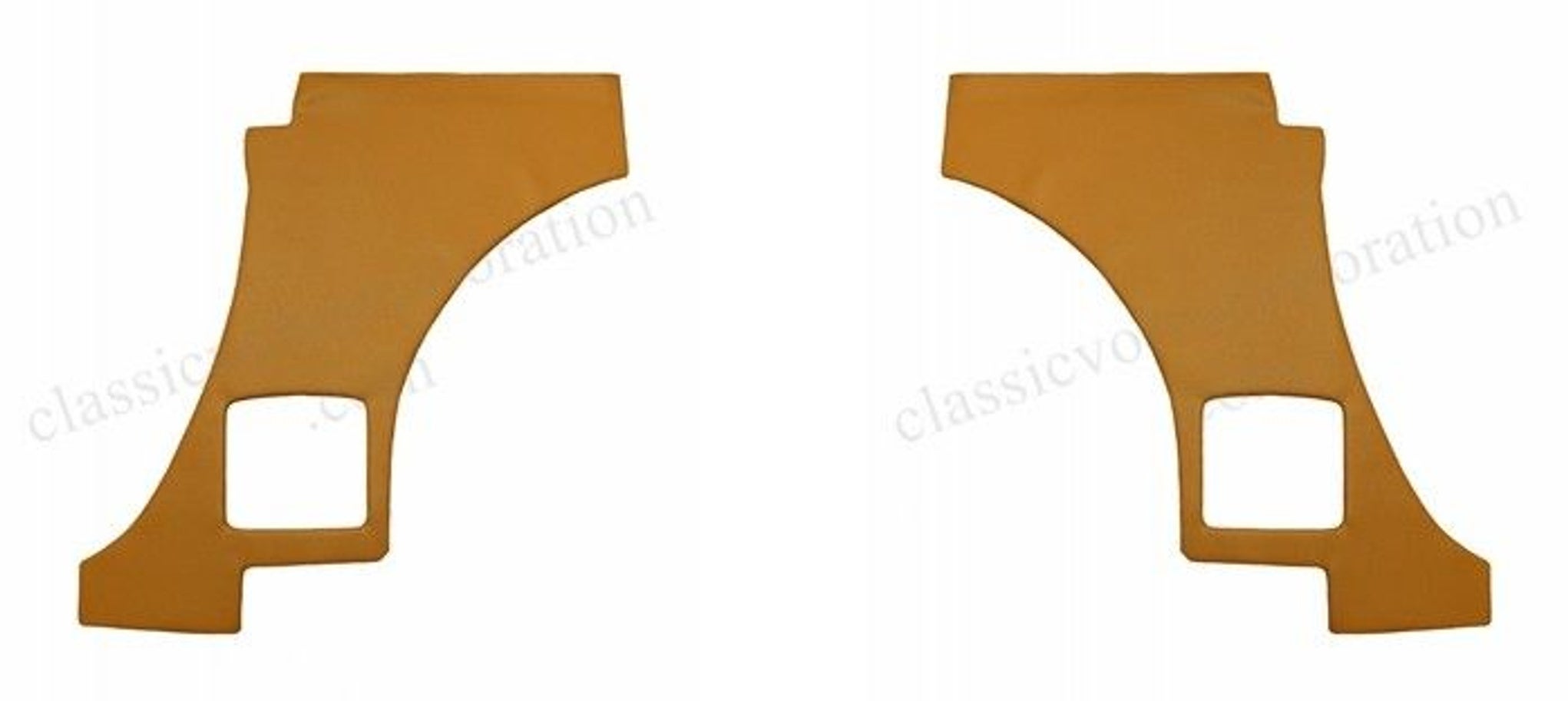 Panel bakre sida guldmetallic