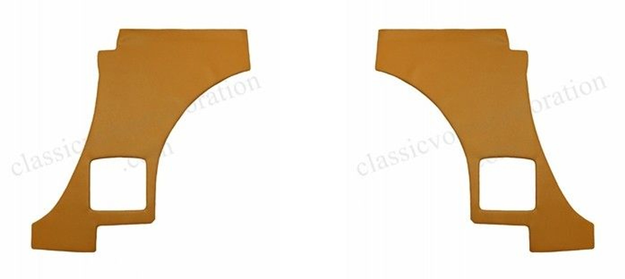 Panel bakre sida guldmetallic