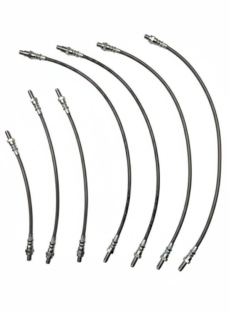 Bromsslangssats metallomspunnen