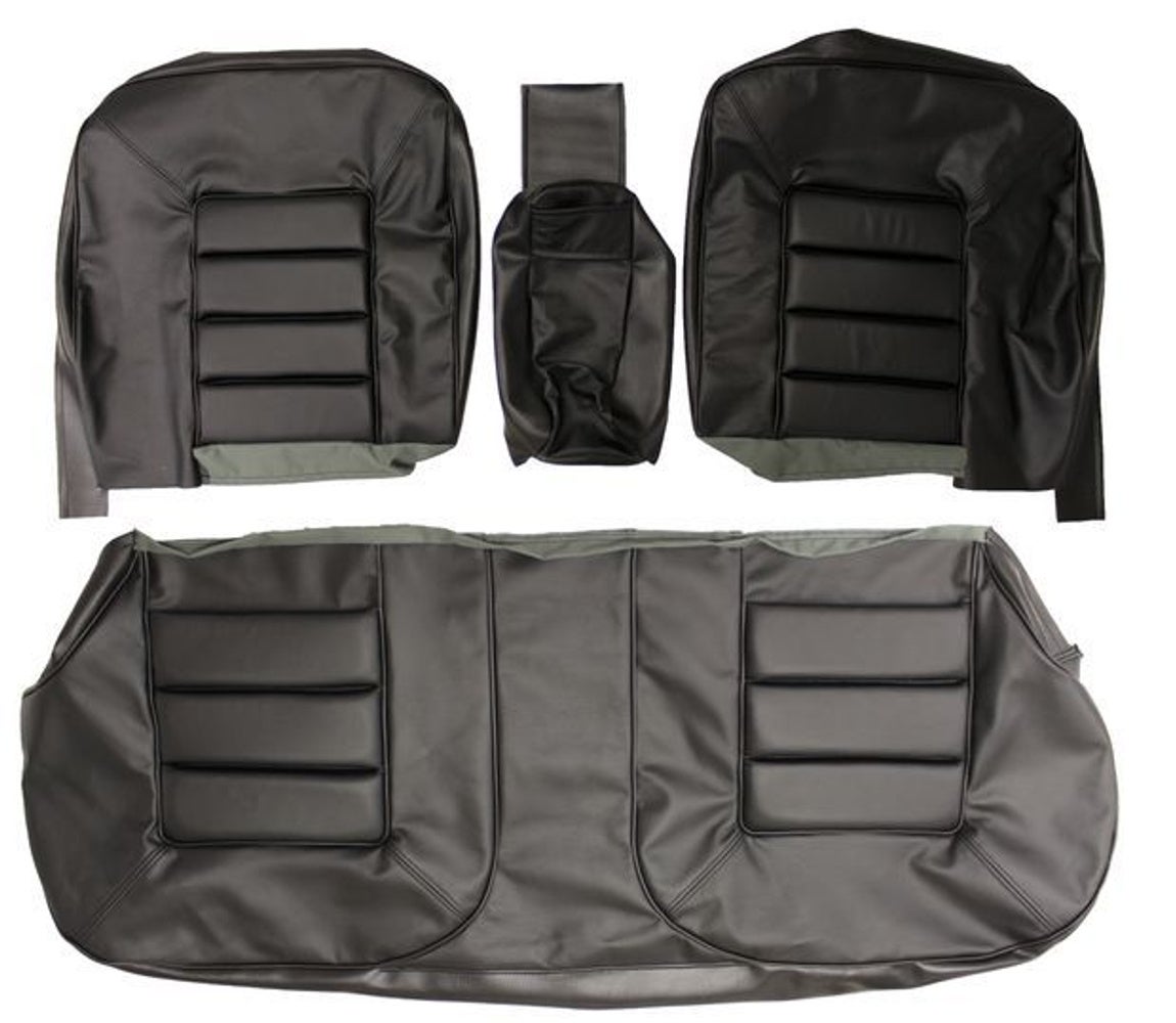 Klädsel baksäte svart