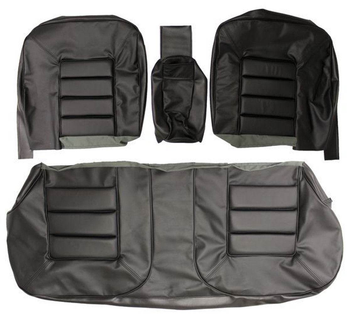 Klädsel baksäte svart