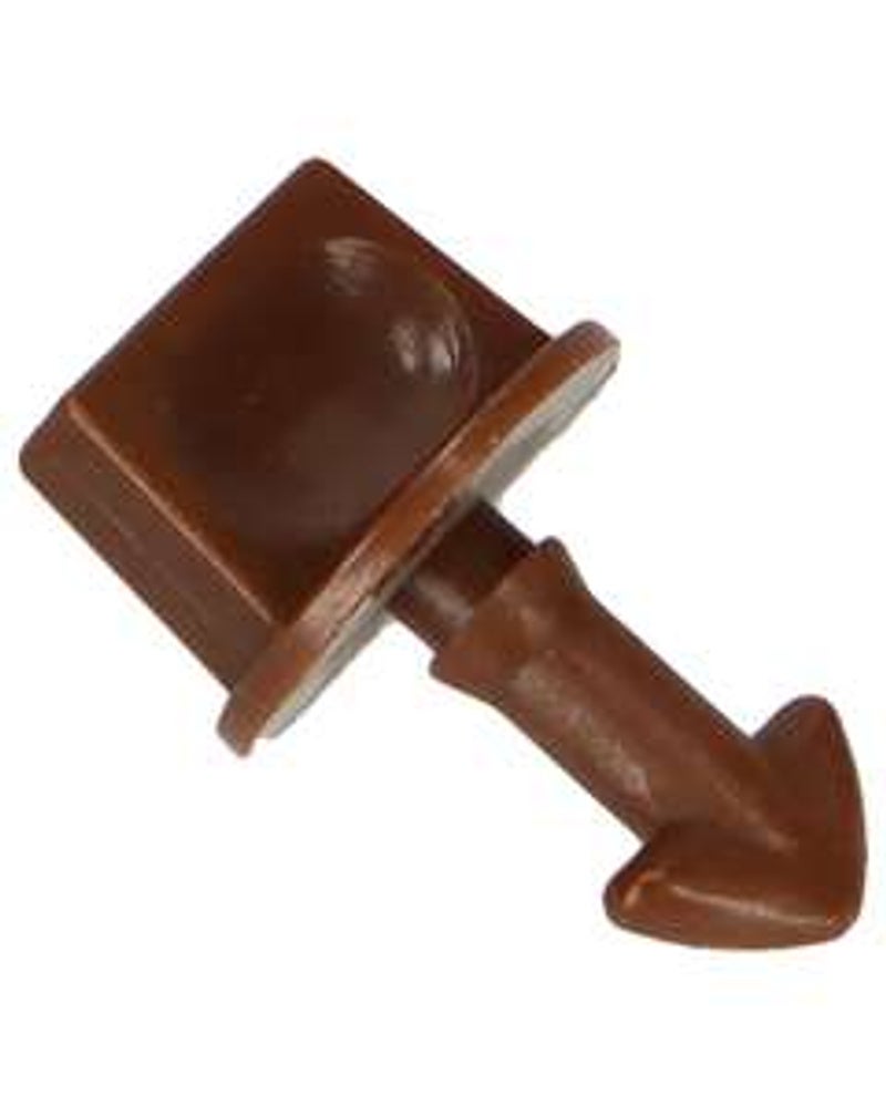 Clips låsclips säkringslock brun