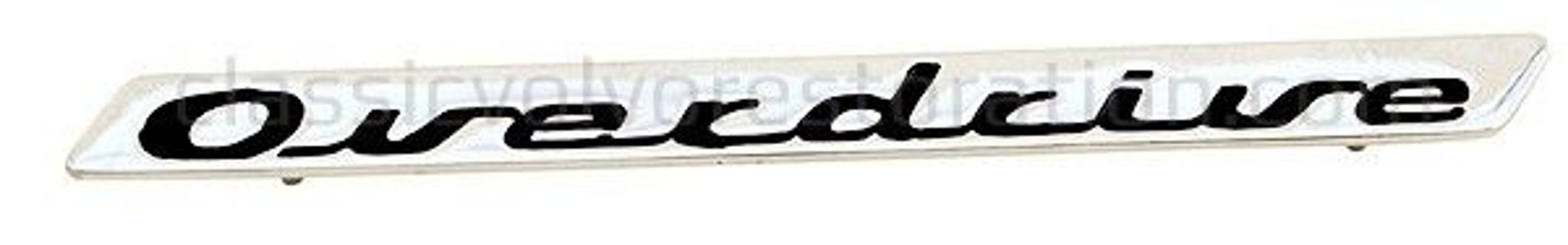 Emblem "Overdrive" bagage