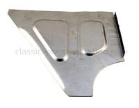 Plåt under baksäte Vänster