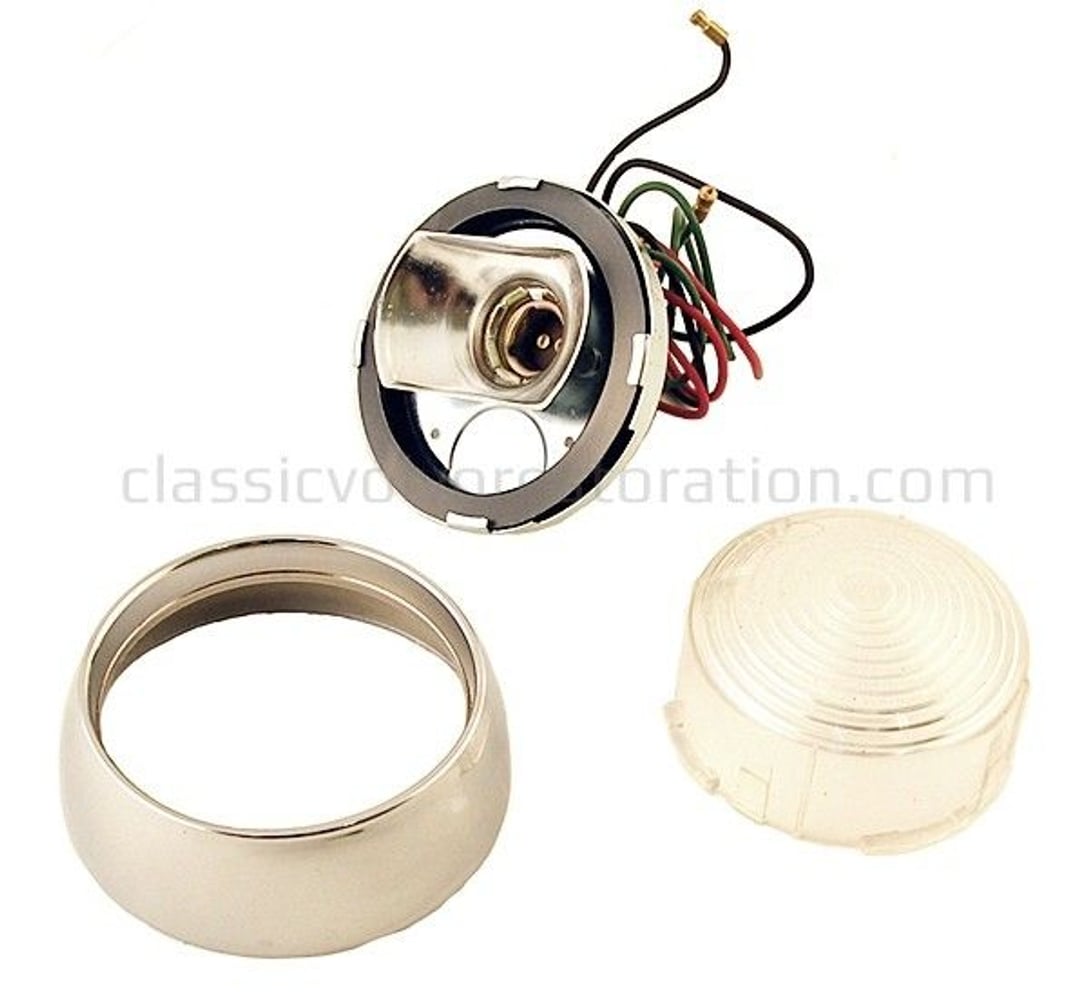 Blinkerssats vitt glas