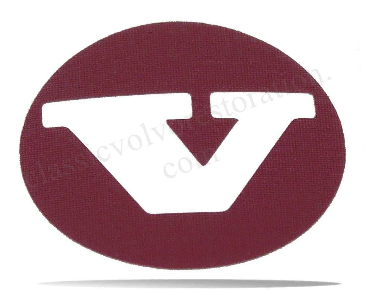 Dekal navkapsel röd