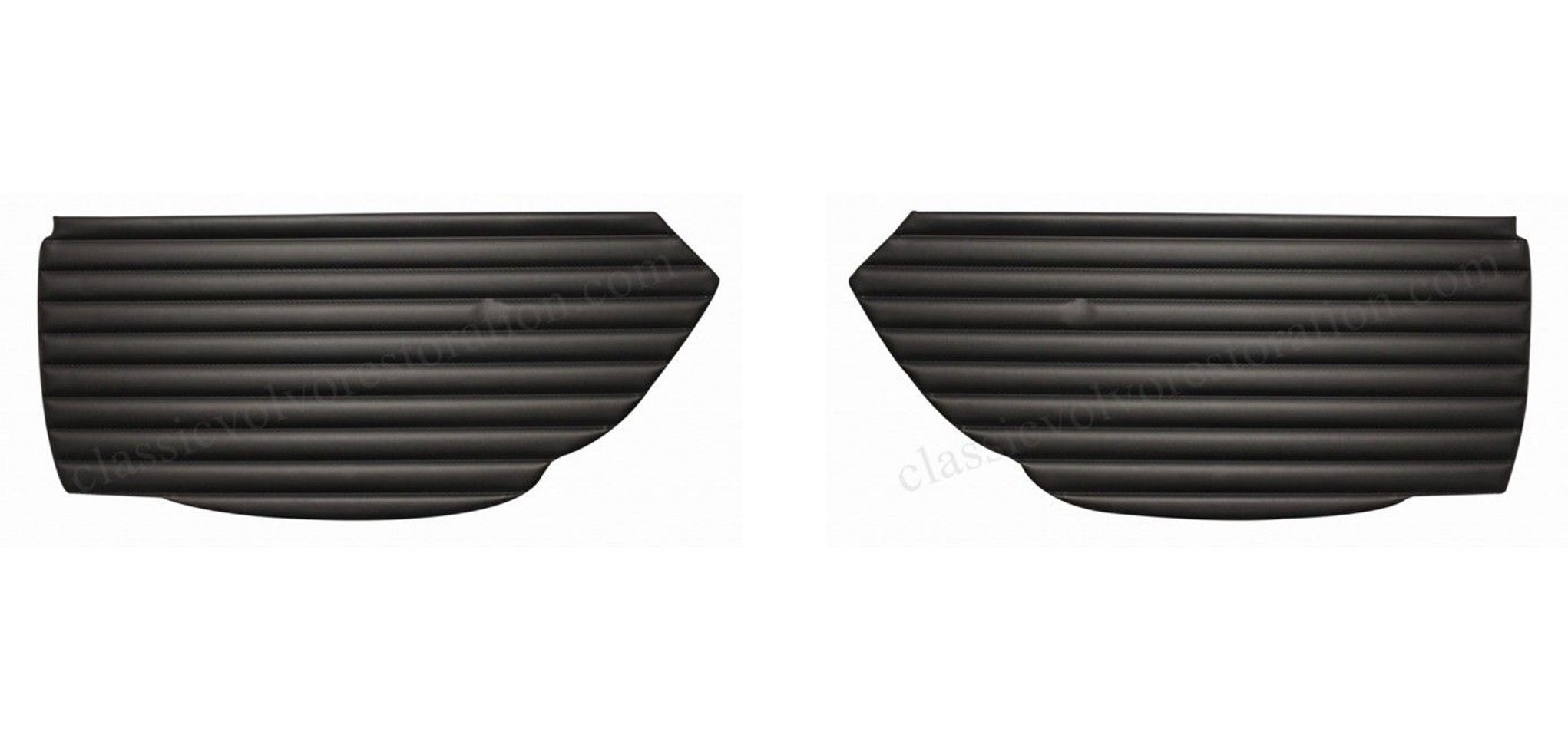 Dörrpanel övre svart