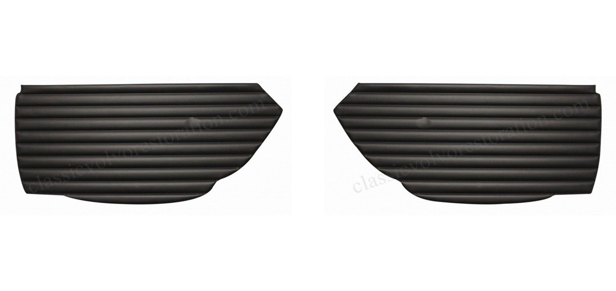 Dörrpanel övre svart